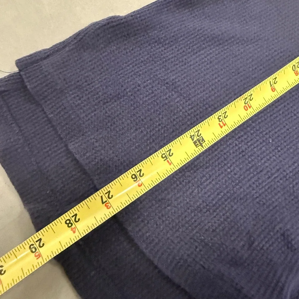 Polo Ralph Lauren Mens XL Navy Blue Waffle Knit Thermal Short Sleeve Polo Shirt